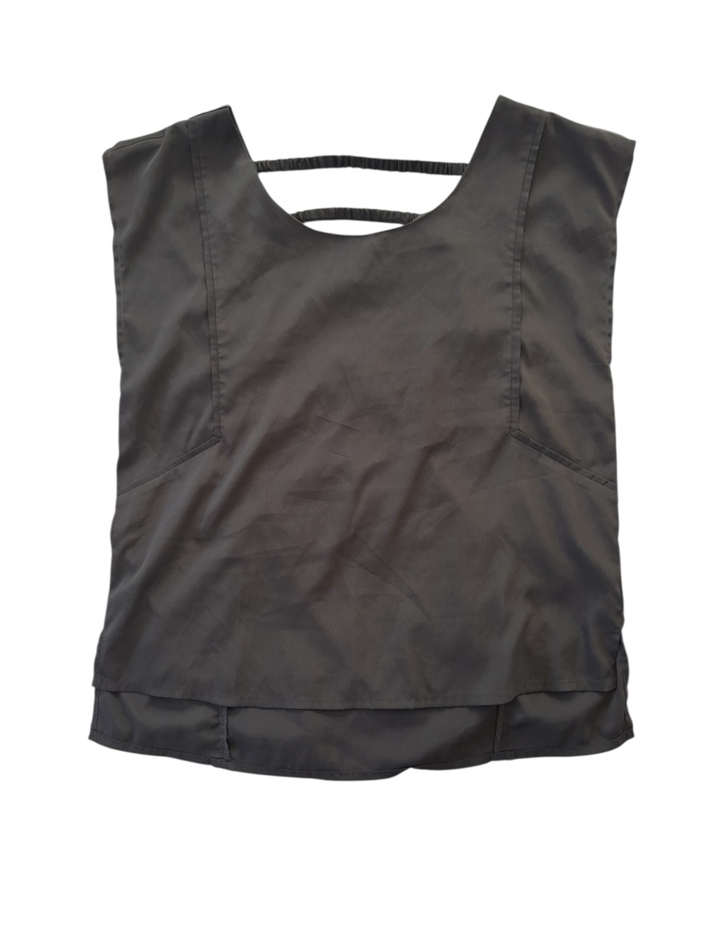 American Eagle Outfitters Black Double-Strap Back Tank